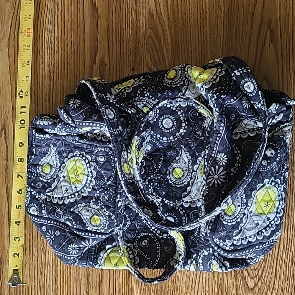 Vera Bradley Small Duffle Bag Paisley Pattern - Picture 3 of 7